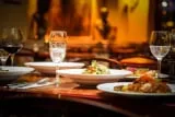 Gedeckter Tisch im Restaurant